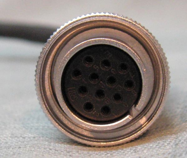 Afbeelding van Sony DUB Cable 12 Pin Male to Female 17', NOS.