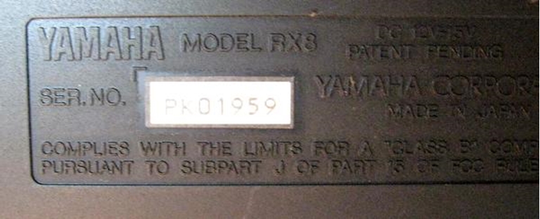 Afbeelding van Yamaha RX8 Drum Machine