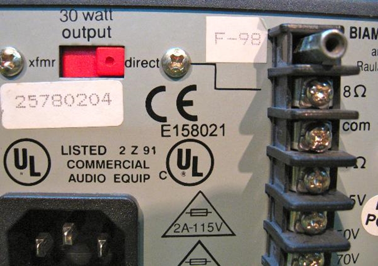Image sur Biamp Precedence CMA30 Mixer Amplifier