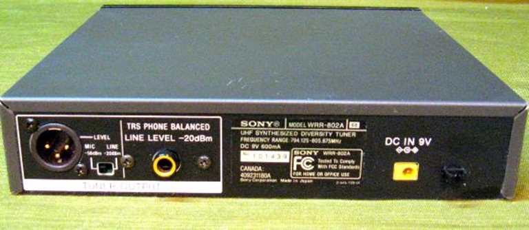 Image sur Sony WRR-802A UHF Synthesized Diversity Tuner