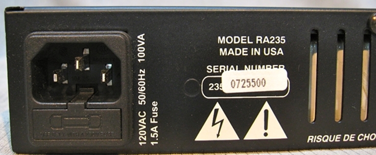 Afbeelding van Rolls RA235 Power Amplifier