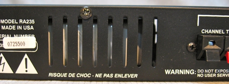 Afbeelding van Rolls RA235 Power Amplifier