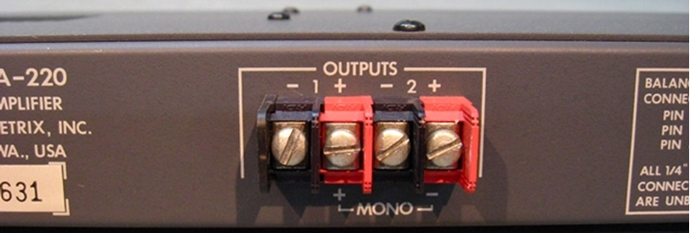 Afbeelding van symetrix A-220 Stereo Power amplifier