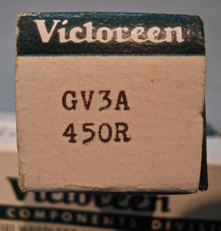 Image sur Victoreen GV3A-450R Tube