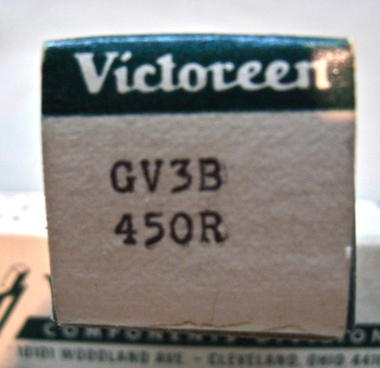 Image sur Victoreen GV3B-450R Tube