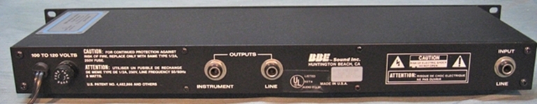 Afbeelding van BBE Model 411 Sonic maximizer sn H03148