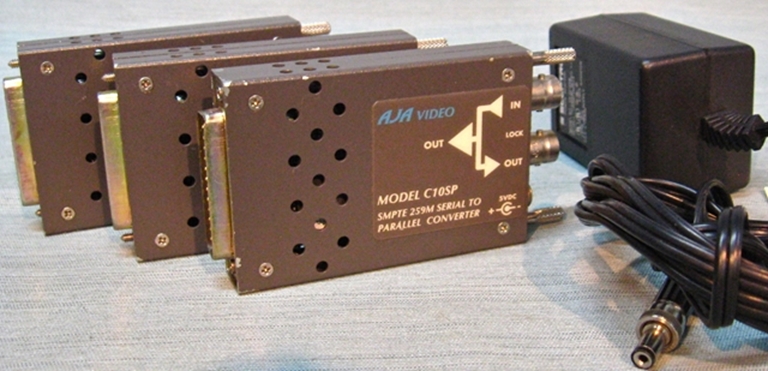 Image sur AJA Model C10SP SMPTE 259M Serial~ Parallel Transcoder
