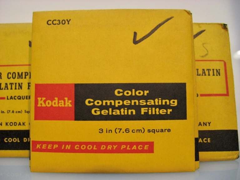 Image sur Kodak Wratten Gelatin filters, 3"x3"