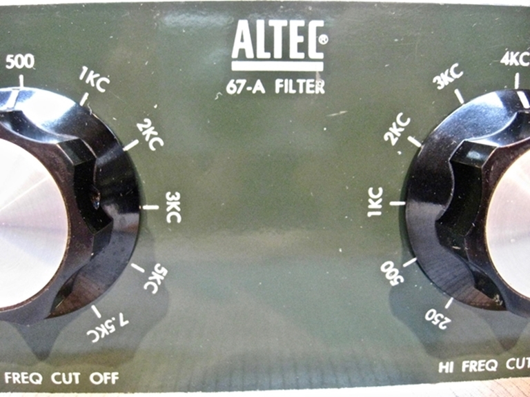 Afbeelding van Altec Model 67A Filter, sn 391521 #113. (Altec 67-A) SOLD OUT.