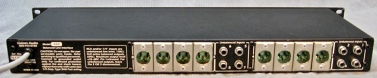 Afbeelding van Gaines Model 448 Audio IHF to Balanced converter