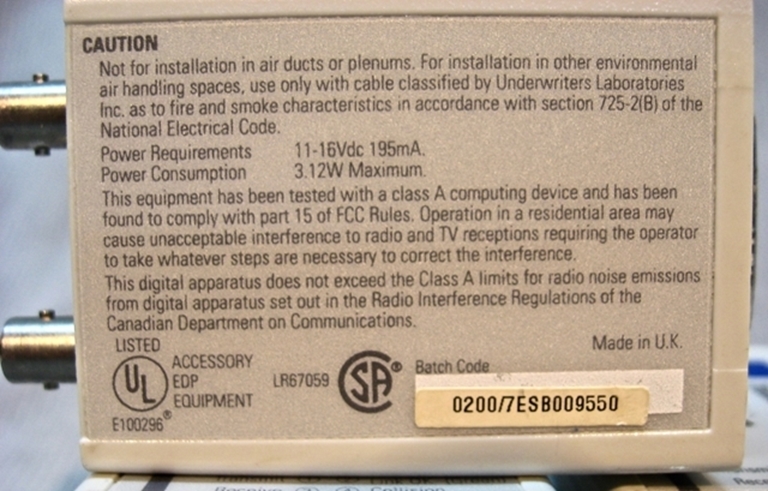 Afbeelding van 3Com Isolan Fiber Optic Transceiver. 1680-5