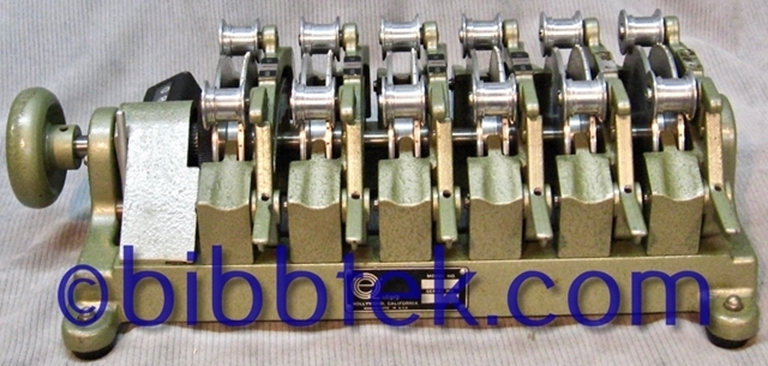 Image sur Ediquip Moviola model 1036 16mm Synchronizer, 6 position, sn0068.