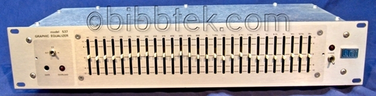 Afbeelding van UREI 537 1/3 Octave Graphic Equalizer, sn1253A