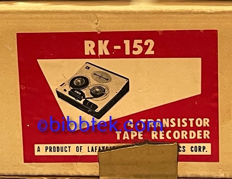Afbeelding van Lafayette R-K152 4 Transistor Reel to Reel.