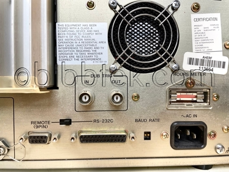 Afbeelding van Sony LVR5000 Laser DIsk recording system with Blank  Media.
