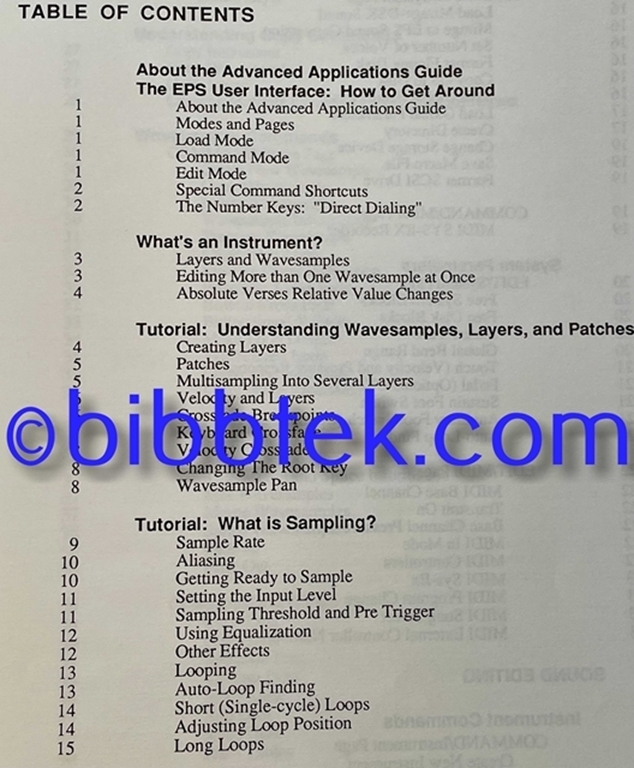 Image sur Ensoniq EPS Manuals
