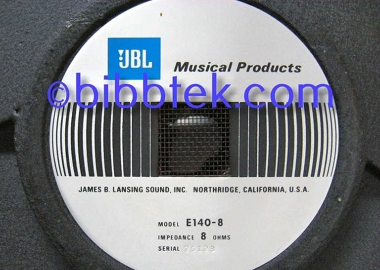 Afbeelding van JBL E140-8 15" Bass Driver, sn 75128 SOLD OUT