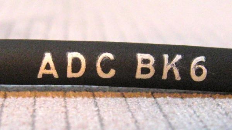Afbeelding van ADC 6', 1/4" Nickel, Black TRS Longframe Cable  SOLD OUT