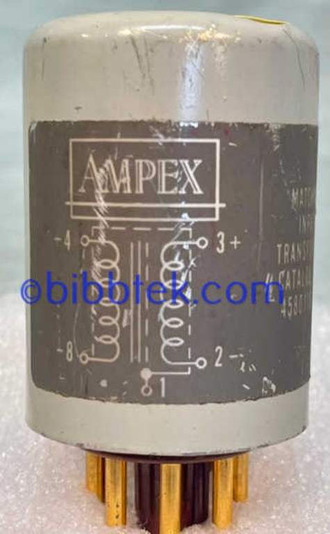 Image sur Ampex 4580116-20 Octal plug in Transformer, grey case with gold pins.