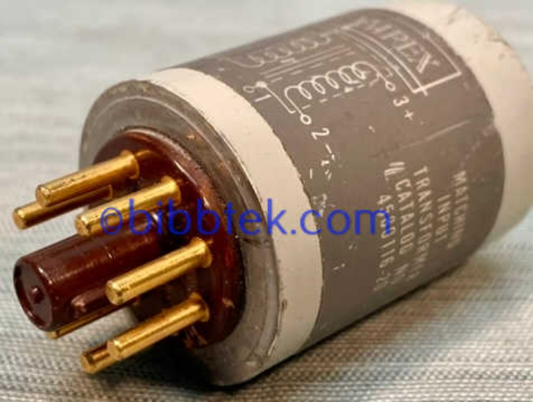 Afbeelding van Ampex 4580116-20 Octal plug in Transformer.