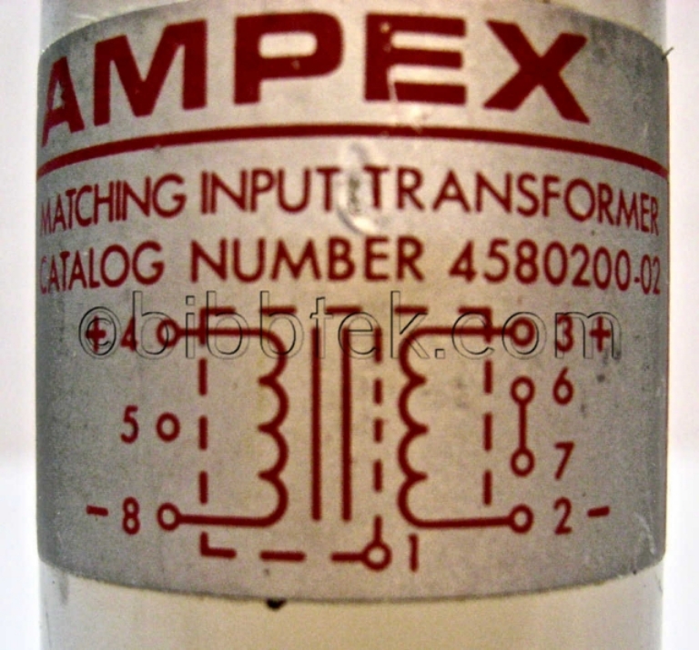 Image sur Ampex Balanced Matching Input transformer pn 4580200-02