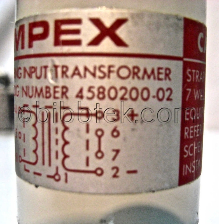 Image sur Ampex Balanced Matching Input transformer pn 4580200-02