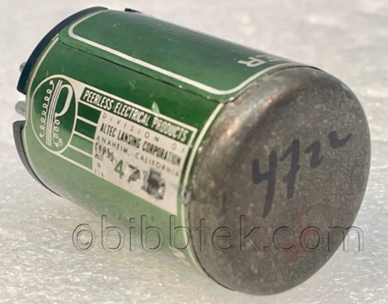 Afbeelding van Altec/Peerless 4722 Mic  Input Transformer, 150Ω to 50KΩ.