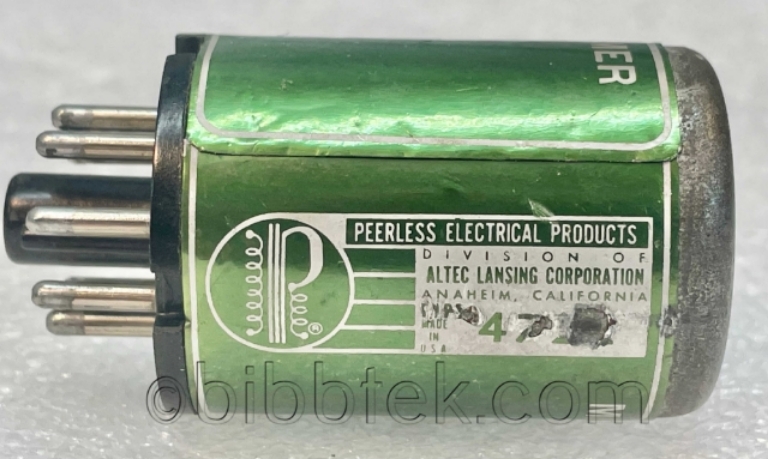 Afbeelding van Altec/Peerless 4722 Mic  Input Transformer, 150Ω to 50KΩ.