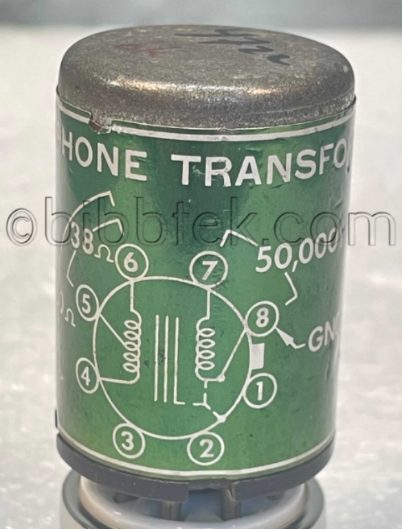 Afbeelding van Altec/Peerless 4722 Mic  Input Transformer, 150Ω to 50KΩ.