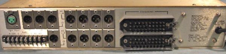 Picture of Clearcom MS-808A Main Station.  Closeout price, $225.