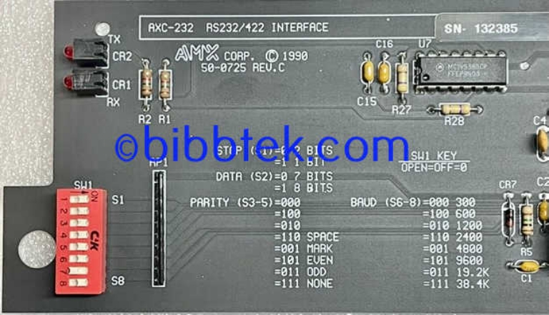Image sur AMX AXC-232 boards